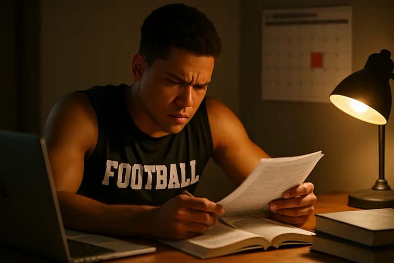 ACC schedule shift planning session with coaches reviewing a football calendar