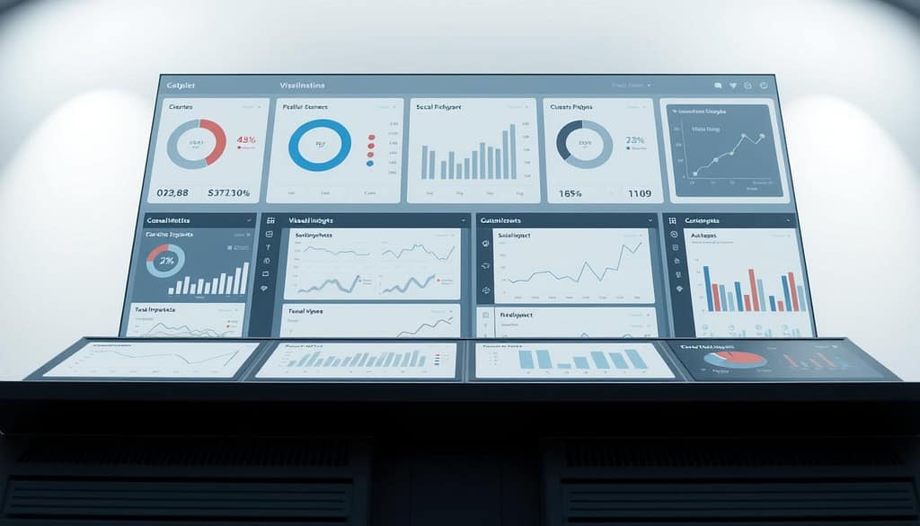 A top-down view of a sleek, modern dashboard displaying a variety of interactive data visualization tools. In the foreground, a series of charts, graphs, and analytics panels provide real-time insights into key performance metrics. In the middle ground, customizable dashboards and reporting interfaces allow users to track and monitor social impact data. The background features a minimalist, high-contrast interface with clean lines and a sophisticated color palette, creating a sense of technological sophistication. Soft, directional lighting illuminates the display, casting subtle shadows and highlights to emphasize the depth and dimensionality of the scene. The overall atmosphere is one of efficiency, precision, and data-driven decision-making. A top-down view of a sleek, modern dashboard displaying a variety of interactive data visualization tools. In the foreground, a series of charts, graphs, and analytics panels provide real-time insights into key performance metrics. In the middle ground, customizable dashboards and reporting interfaces allow users to track and monitor social impact data. The background features a minimalist, high-contrast interface with clean lines and a sophisticated color palette, creating a sense of technological sophistication. Soft, directional lighting illuminates the display, casting subtle shadows and highlights to emphasize the depth and dimensionality of the scene. The overall atmosphere is one of efficiency, precision, and data-driven decision-making.