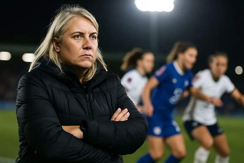 USWNT roster decisions discussed beside a training pitch with players warming up