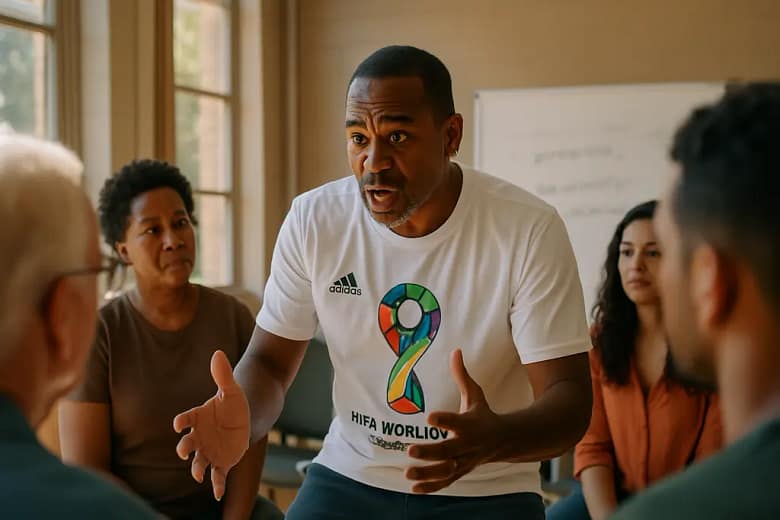World Cup grants supporting transit planning near a packed soccer stadium