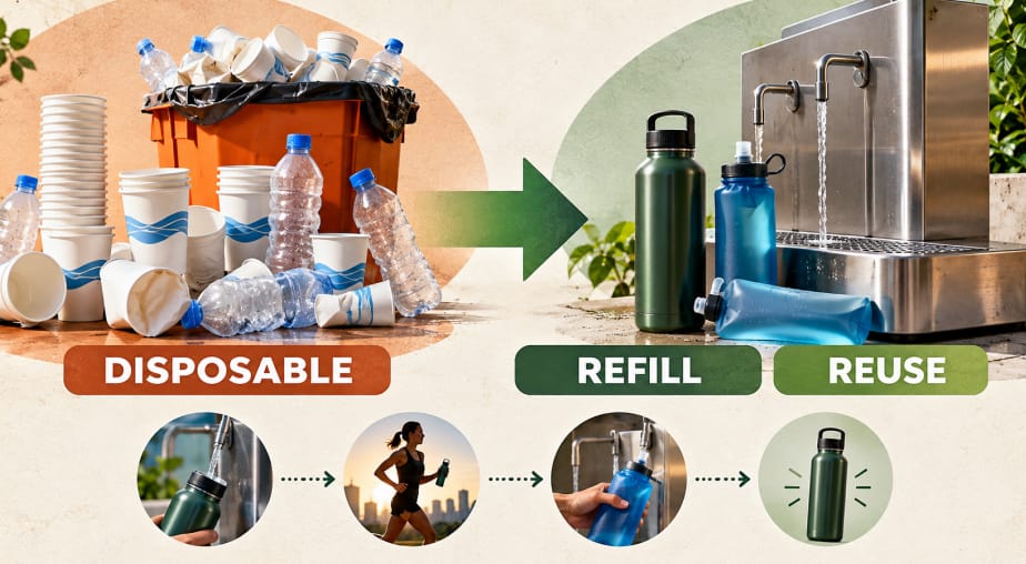 How Refill Stations Can Reduce Race-Day Waste