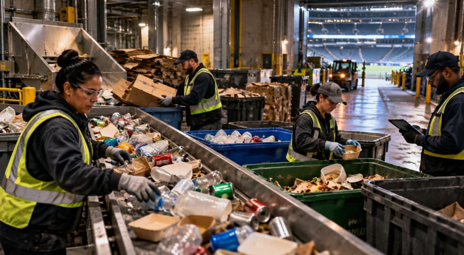 The Hidden Workers Behind A 93% Waste-Diversion Rate